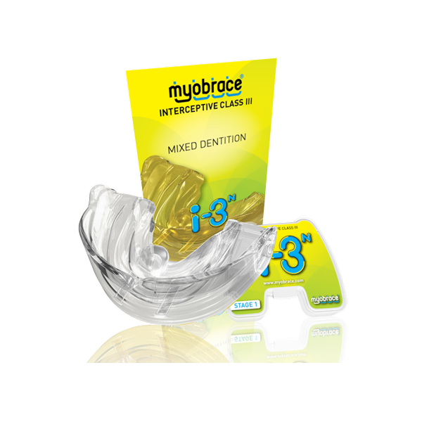 i-3nLc (i-3N) Myobrace без каркаса Этап 1 при аномалиях III кл. LARGE / Прозрачный (MRC)