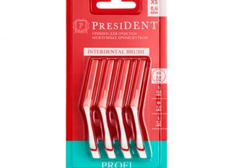 ёршики межзубные PRESIDENT PROFI XS арт.401303
